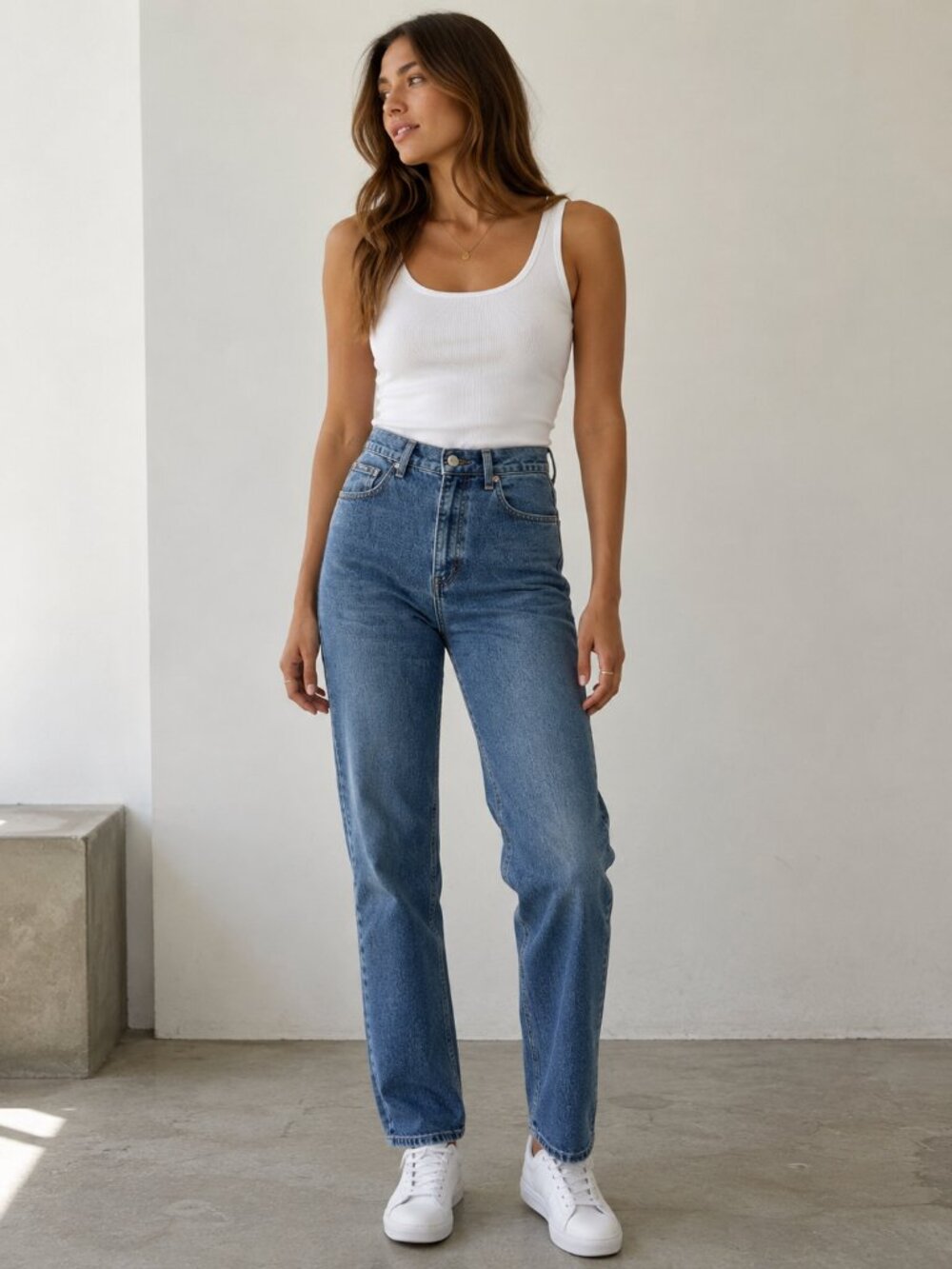 Vintage New York Jeans 100% Cotton Mom Jeans Size 10 Classic Fit USA Made